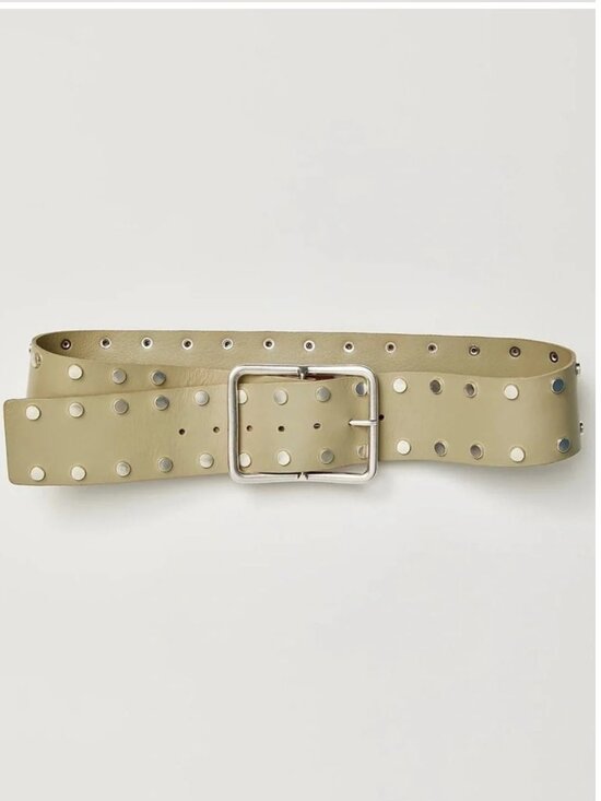 NWT Free People Hex Hip Belt in Matcha